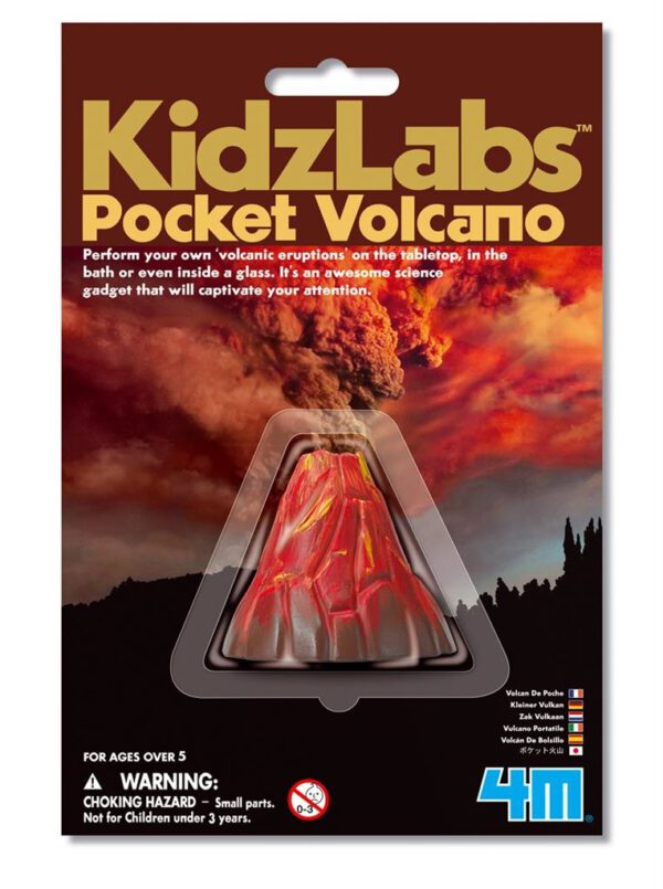 4M Kidz Labs Kidzlabs Science Card | Pocket Volcano