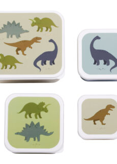 A Little Lovely Company Lunch & snack box set Dinosaurussen