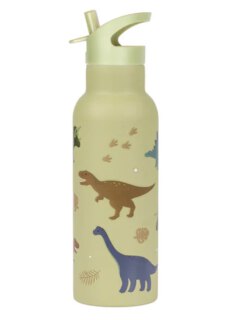 A Little Lovely Company XL RVS Drinkfles Dinosaurussen