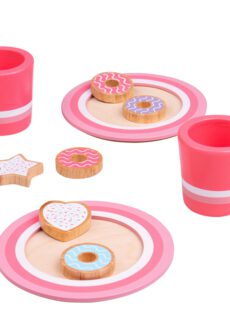 Bigjigs Toys Houten Milk & Cookies Set