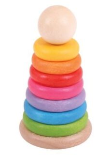 Bigjigs Toys Regenboog Stapeltoren