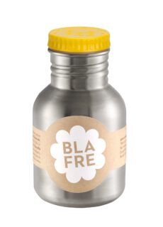 Blafre Stalen drinkfles 300ml Geel