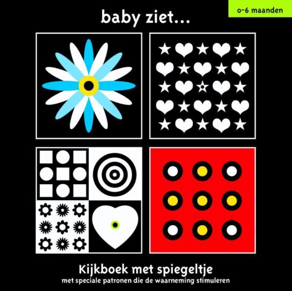 Boek 0-6 maandenkijkboek met spiegeltje