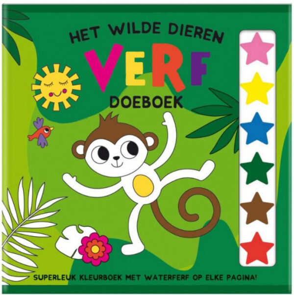 Boek Creatief Doeboek Verf Wilde Dieren