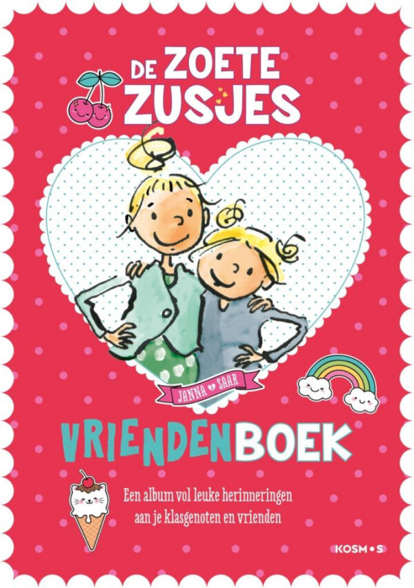 Boek De Zoete Zusjes vriendenboekje