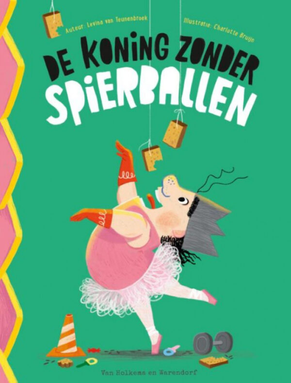 Boek De koning zonder spierballen