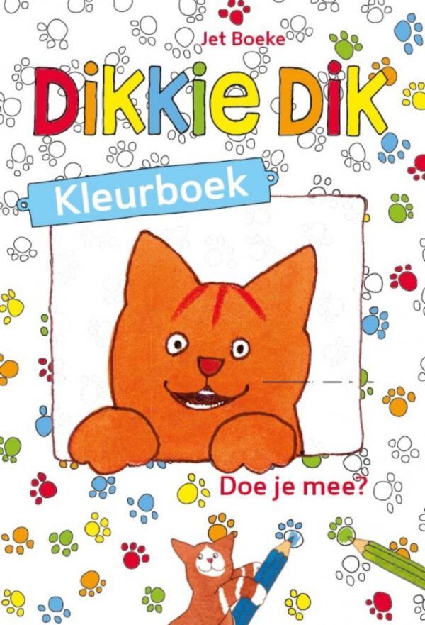 Boek Dikkie Dik - Kleurboek