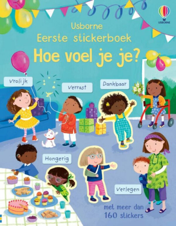 Boek Eerste stickerboek - Hoe voel je je?