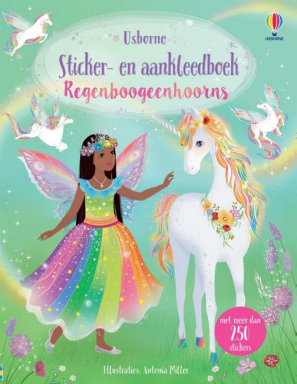 Boek Eerste stickerboek - Regenboogeenhoorns