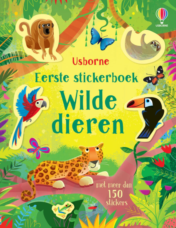 Boek Eerste stickerboek - Wilde dieren