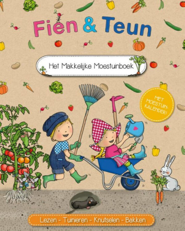 Boek Fien & Teun Het makkelijke moestuinboek