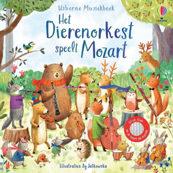 Boek Het Dierenorkest speelt Mozart