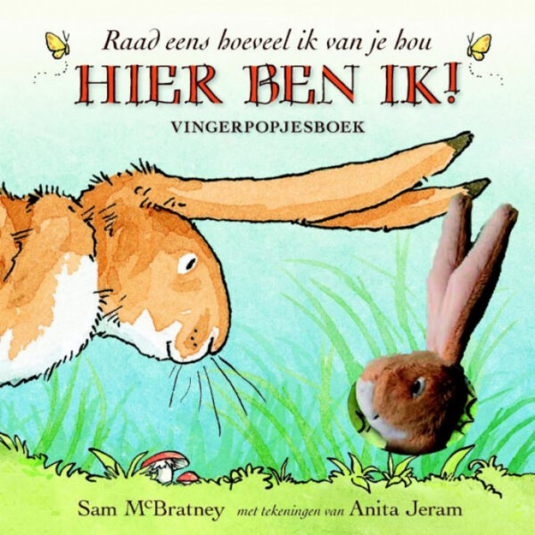 Boek Hier ben ik! Vingerpopjeboek (Raad eens hoeveel ik van je hou)