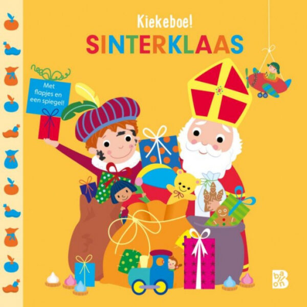 Boek Kiekeboeboek met spiegeltje Sinterklaas