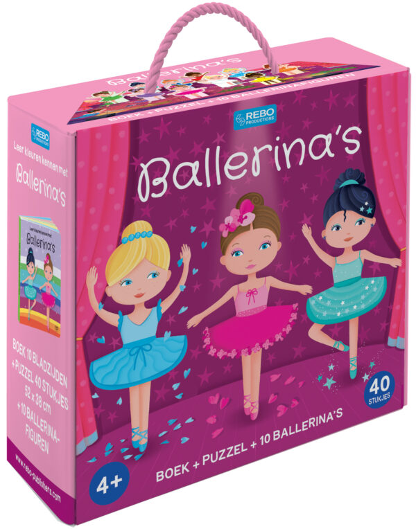 Boek Kinderboek en Puzzel | Ballerina's