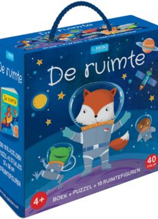 Boek Kinderboek en Puzzel | De Ruimte