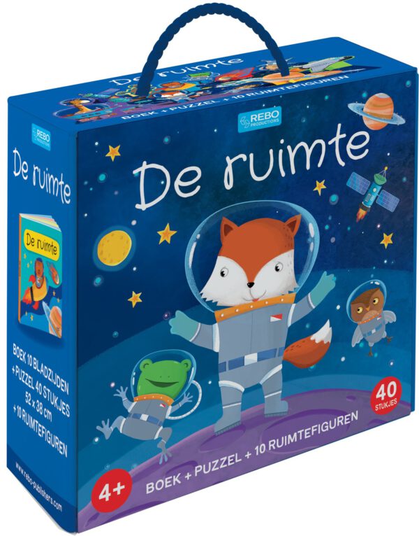 Boek Kinderboek en Puzzel | De Ruimte