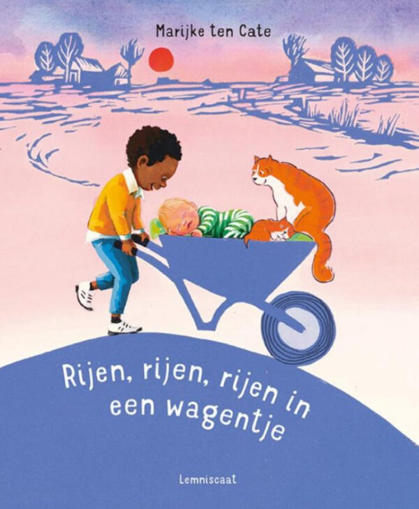 Boek Rijen rijen rijen in een wagentje