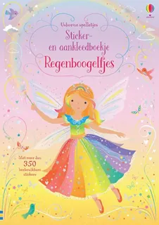 Boek Sticker en aankleedboekje regenboogelfjes