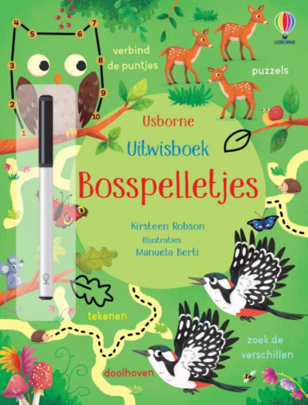 Boek Uitwisboek-Bosspelletjes