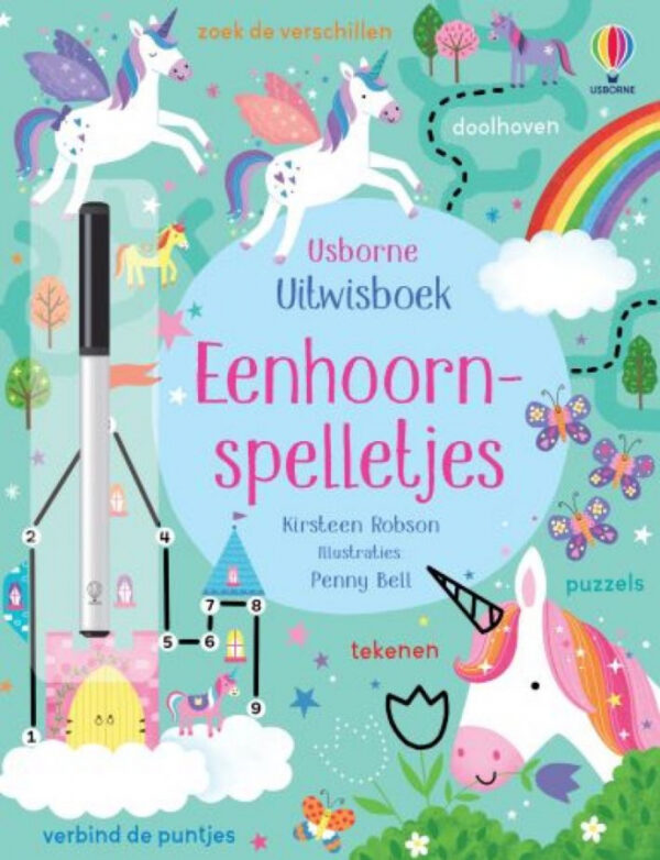 Boek Uitwisboek-Eenhoornspelletjes