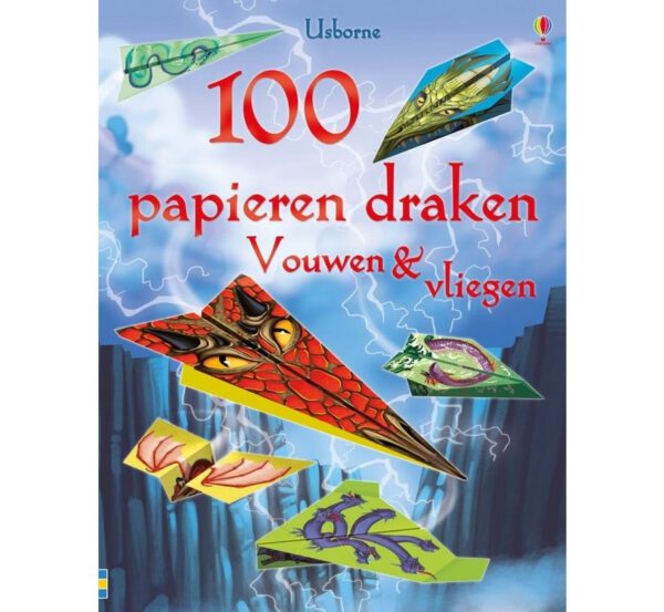 Boek Vouwen & vliegen 100 Papieren draken 