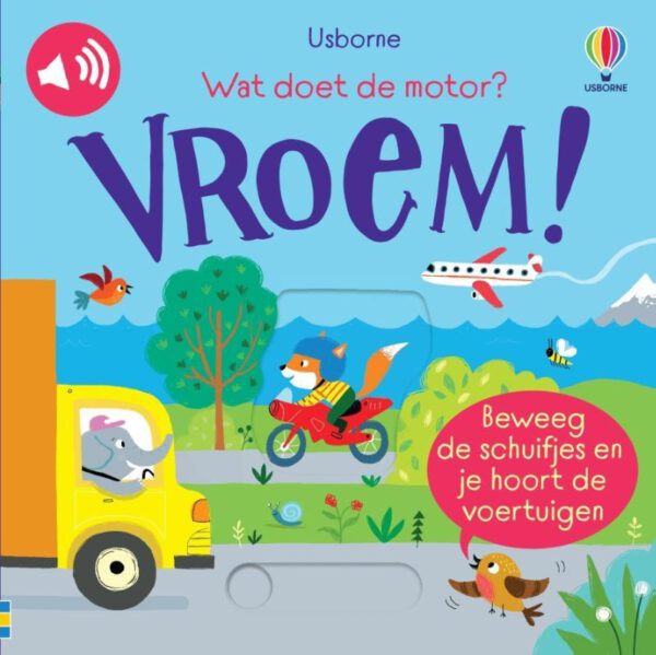 Boek Wat doet de motor? Vroem!