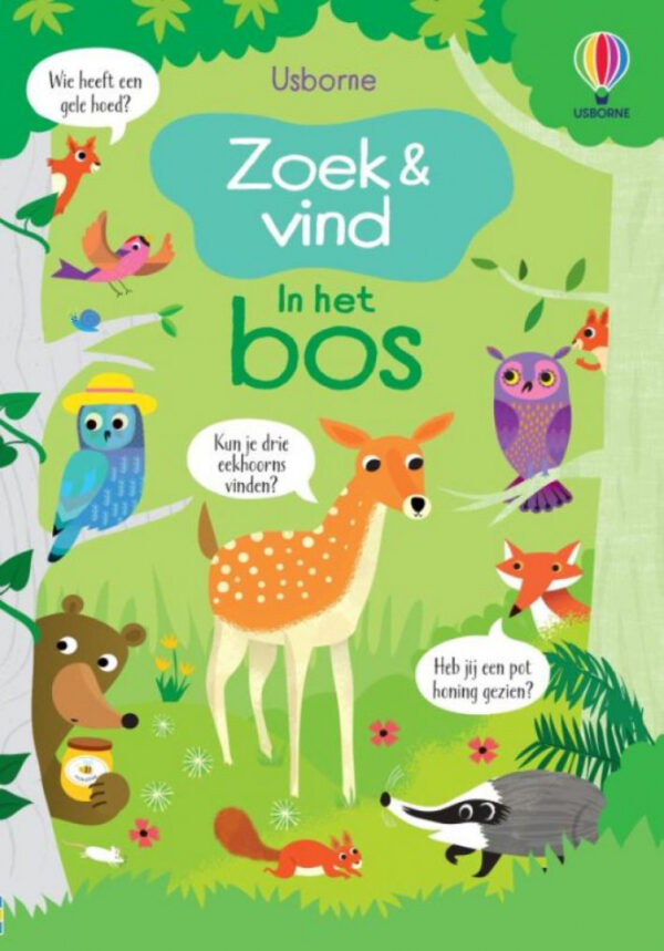 Boek Zoek & Vind In het bos