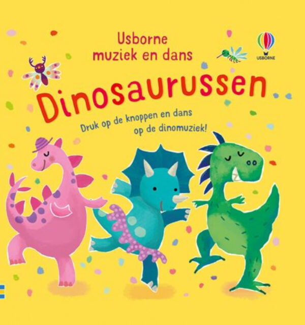 Boek muziek en dans - Dinosaurussen