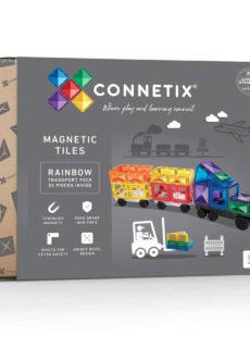 Connetix Magnetische Tegels Rainbow Transport 50 stuks