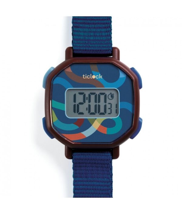 Djeco Digitaal horloge Blue Volute