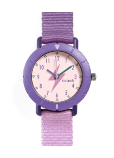 Djeco Horloge Purple Flash