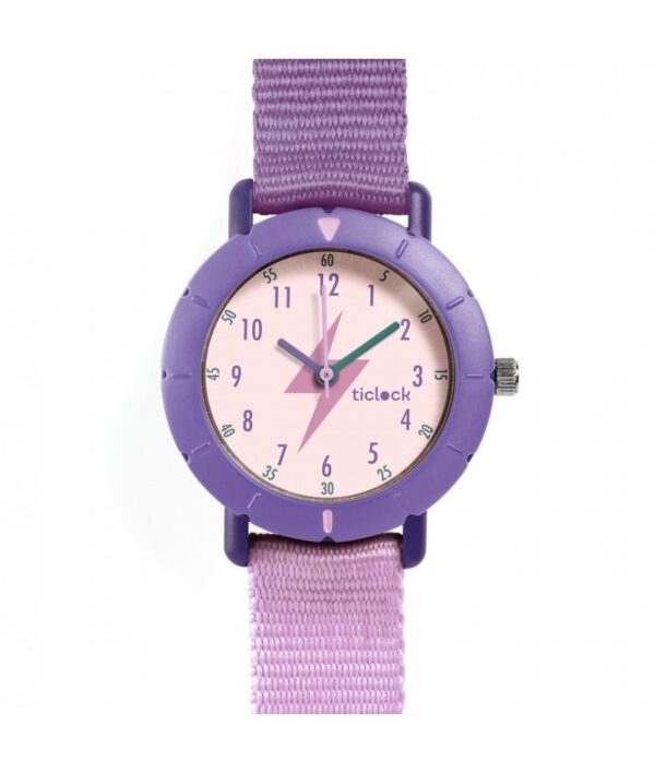 Djeco Horloge Purple Flash