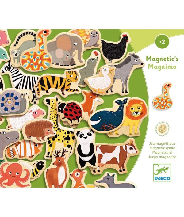 Djeco Houten Magnetische dieren