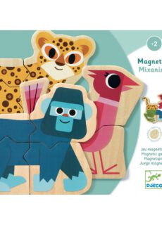 Djeco Houten puzzel magnetische dieren