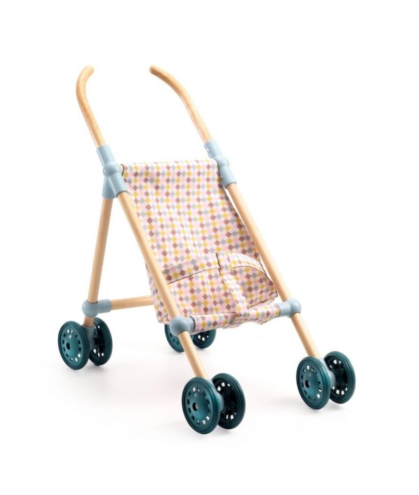 Djeco Houten wandelenwagen little cubes