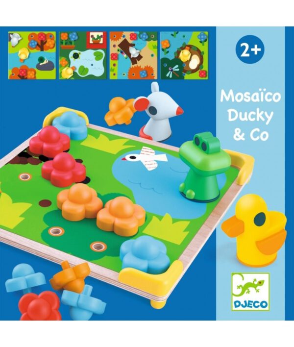 Djeco Mozaïek puzzel Ducky & Co