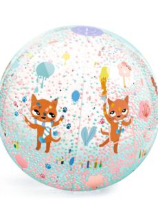 Djeco Opblaasbare Bal Bubbels Chamalow 35 cm