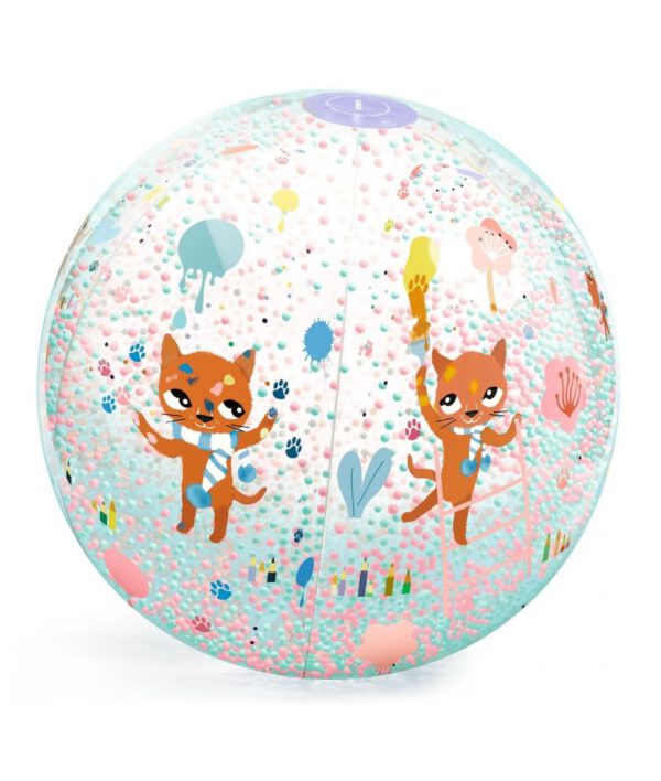 Djeco Opblaasbare Bal Bubbels Chamalow 35 cm