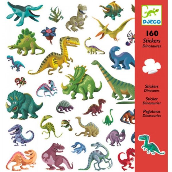 Djeco Stickers Dinosaurussen | 160 stuks