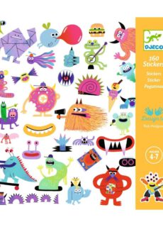 Djeco Stickers Monsters  | 160 stuks