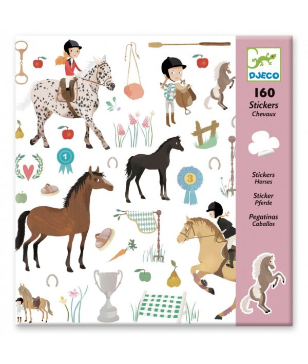 Djeco Stickers Paarden