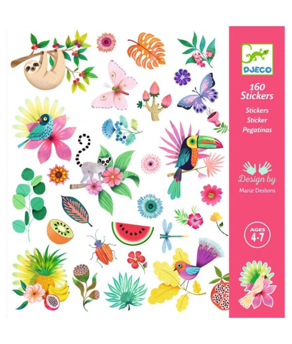 Djeco Stickers Paradijs | 160 stuks