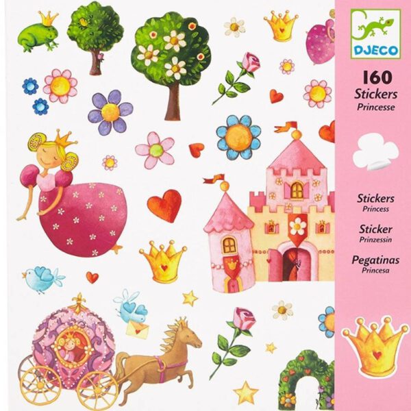 Djeco Stickers Prinses | 160 stuks