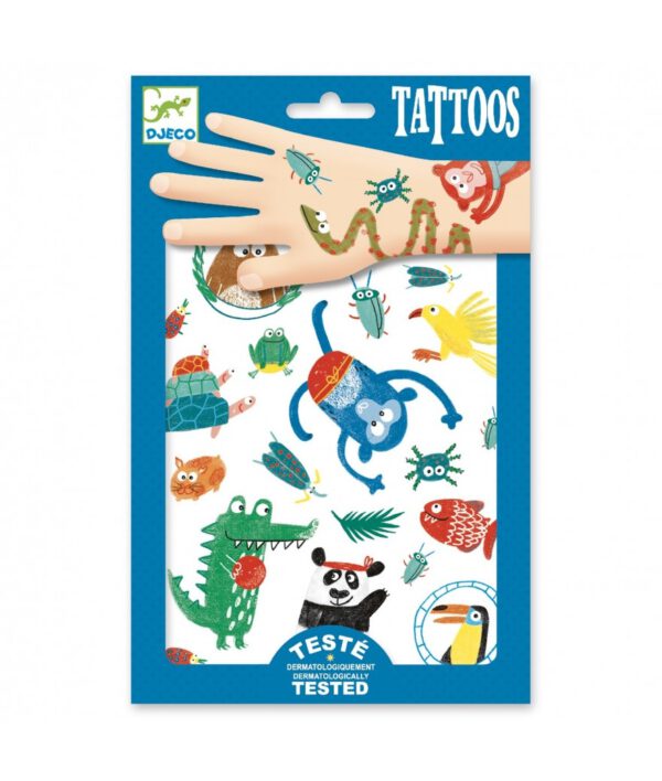 Djeco Tattoo's | Grappige dieren