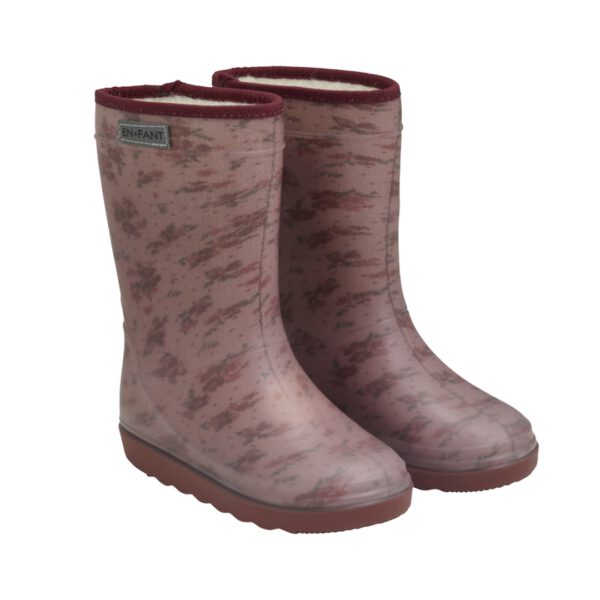 EnFant Regenlaarzen Thermoboots Dusty Rose Vintage Flower