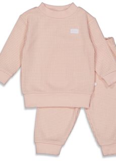 Feetje Kinder Pyjama Wafel Oud Roze