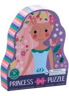 Floss & Rock Puzzel Silhouet Prinses (12 stukjes)