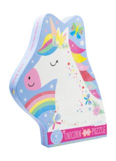 Floss & Rock Puzzel Silhouet Rainbow Unicorn (40 stukjes)