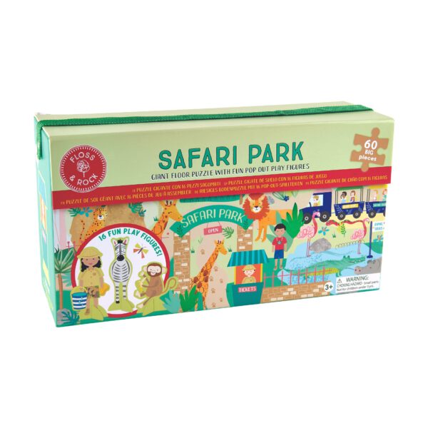 Floss & Rock Reuze Vloerpuzzel Safari (60 stukjes)